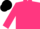 Silk - Hot pink, black w emblem on back, matching cap