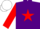 Silk - Purple, red star and sleeves, white cap