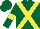 Silk - Dark Green, Yellow cross belts and armlets