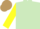Silk - light green, yellow sleeves, light brown cap