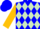 Silk - Royal blue, gold horse emblem, royal blue cap