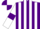Silk - Purple and White stripes, White sleeves, Purple armlets, quartered cap.