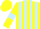 Silk - Yellow and light blue stripes, yellow sleeves, light blue armlets
