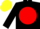 Silk - Black, red disc, yellow cap