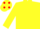 Silk - Yellow, yellow cap, red spots