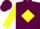 Silk - Maroon, yellow diamond frame, maroon bars on yellow sleeves, maroon cap