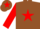 Silk - Brown, Red star, sleeves and star on cap