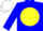 Silk - Blue, yellow ball, white cap