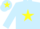 Silk - Light blue, yellow star and cap