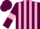 Silk - Maroon and pink stripes, maroon sleeves, pink armlets