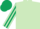 Silk - Light green body, light green arms, dark green striped, dark green cap