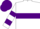 Silk - White, purple hoop, white, purple hoop sleeves, purple cap