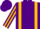 Silk - Purple, gold braces, gold stripe on slvs