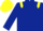 Silk - Dark blue body, yellow epaulettes, dark blue arms, yellow cap