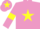 Silk - Mauve, Yellow star, armlets and star on cap.