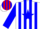 Silk - White, red and blue star, red and blue stripes on sleeves
