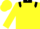 Silk - Yellow, black blocks, black collar, black epaulets