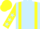 Silk - Light blue, yellow braces and lightning bolt, yellow sleeves, light blue stars, yellow cap