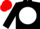 Silk - Black, white ball, red cap