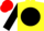 Silk - Yellow, black ball, black sleeves, red cap