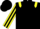 Silk - Black, yellow epaulettes, yellow, black striped sleeves, black, yellow star cap