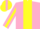 Silk - Pink, neon yellow v panel
