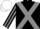 Silk - Black, grey cross belts, striped sleeves, white cap
