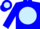 Silk - Blue, Light Blue ball