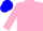 Silk - Pink, blue 'da', blue cap