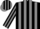 Silk - Black and grey stripes