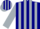 Silk - Navy blue, 'prs' & emblem on back, silver stripes on sleeves