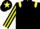 Silk - Black, Yellow epaulets, striped sleeves and star on cap