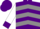 Silk - Purple, grey crown, grey chevrons and purple cuffs on white sleeves