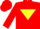 Silk - Red, yellow inverted triangle