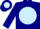 Silk - Navy, light blue ball