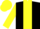 Silk - Black, Yellow stripe, Black Bars On Yellow Sleeves, Yellow Cap