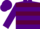 Silk - Purple & maroon hoops, maroon armlet, purple cap