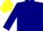Silk - Navy, yellow circled yellow 'd', navy cap