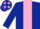 Silk - Dark blue, pink panel, pink armlet, dark blue cap, pink stars
