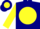 Silk - Navy, navy 'food city' on yellow ball, navy 'mm' on yellow sleeves