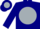 Silk - Navy blue, silver ball