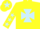 Silk - Yellow,light blue maltese cross,yellow sleeves,light blue stars,yellow cap,light blue star