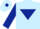 Silk - Light Blue, Dark Blue inverted triangle, sleeves and diamond on cap.