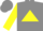 Silk - Gray, yellow triangle and sleeves
