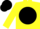 Silk - Yellow, black ball, black cap