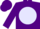 Silk - Purple, lavender ball, purple 'tt', lavender sleeves, purple diamond seam on sleeves