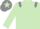 Silk - Light green, grey epaulets, grey cap, light green star