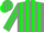 Silk - Gray, green stripes