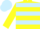 Silk - Yellow body, light blue hooped, yellow arms, light blue cap