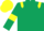 Silk - Dark green, yellow epaulets, armlets and cap